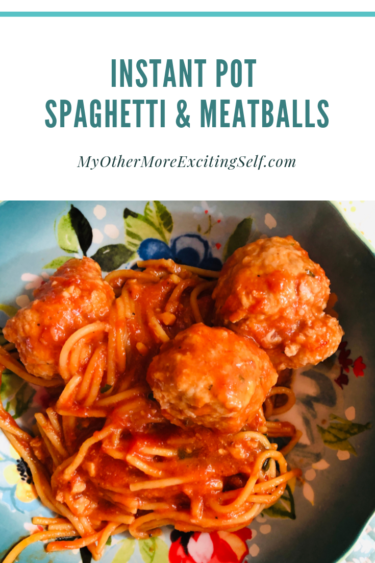 Instant Pot Spaghetti And Turkey Meatballs | My Other More Exciting Self