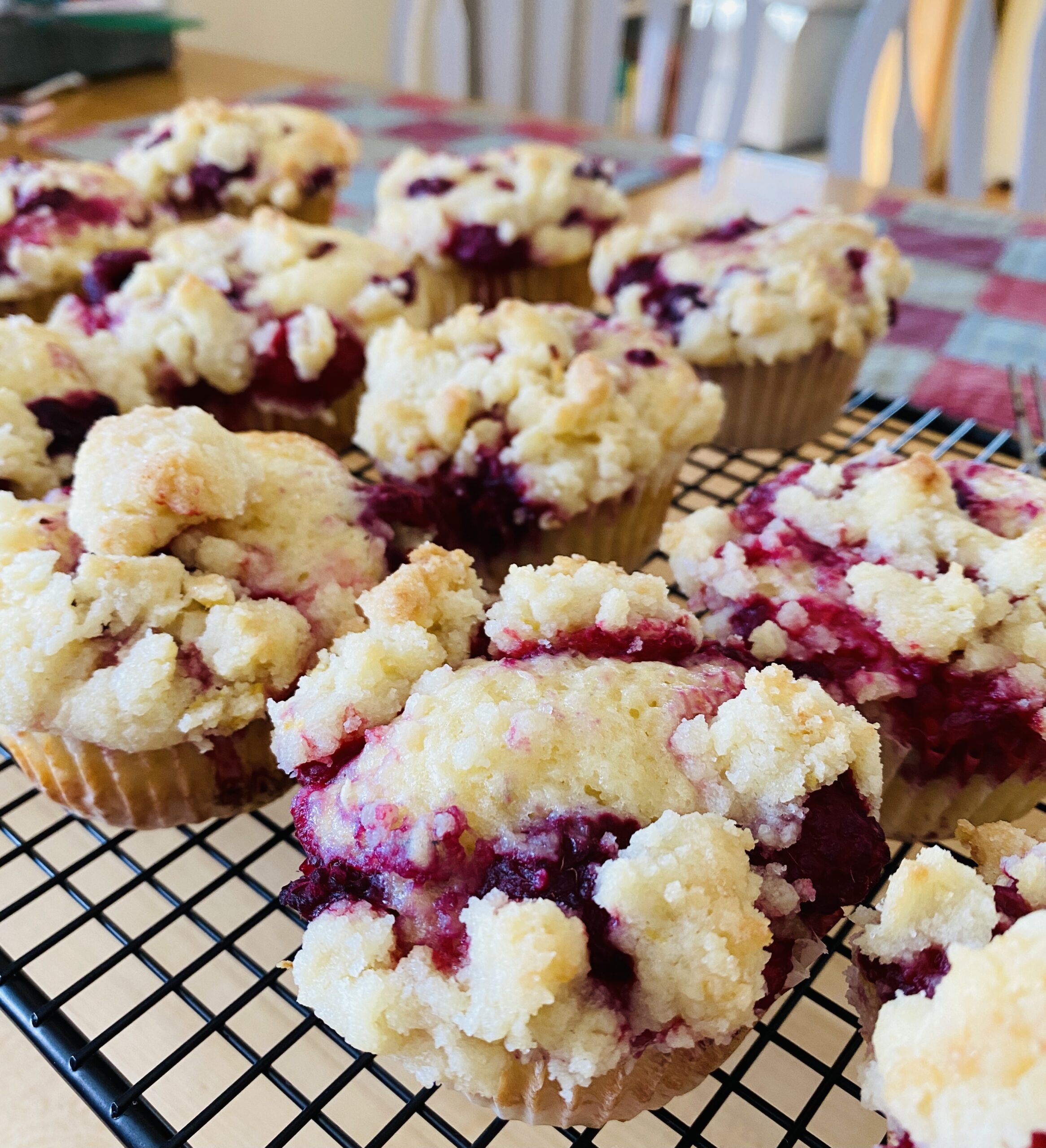 Lemon Raspberry Streusel Jumbo Muffins - Wilton